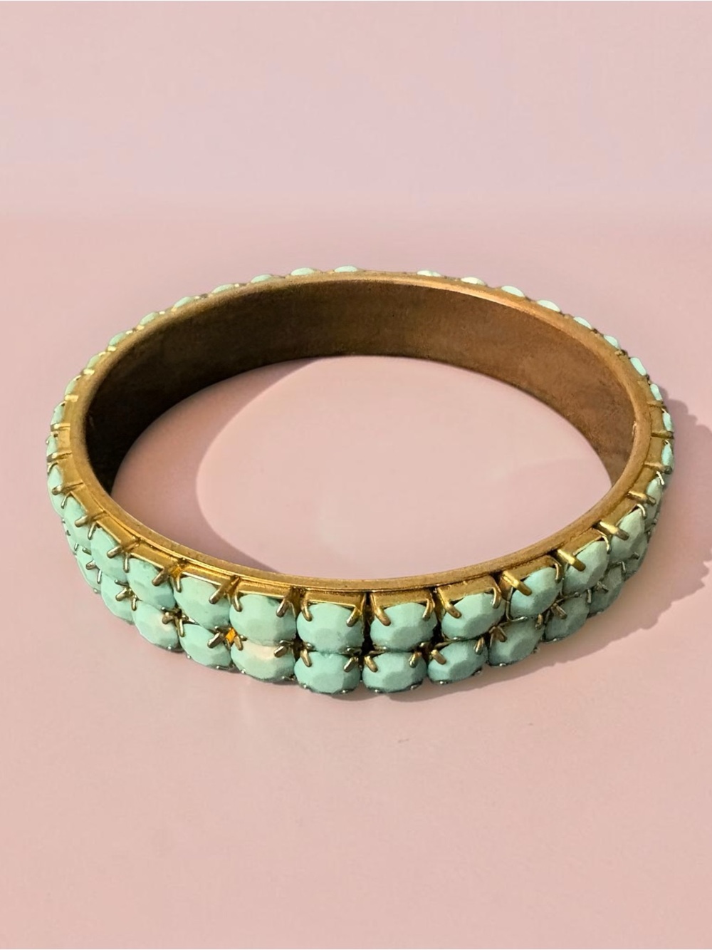 🦖 5 for $20 Faux Turquoise Cluster Bangle Bracelet Size 8 1/4